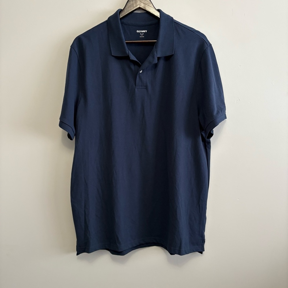 New Old Navy Men's Navy Polo Shirt Size XL